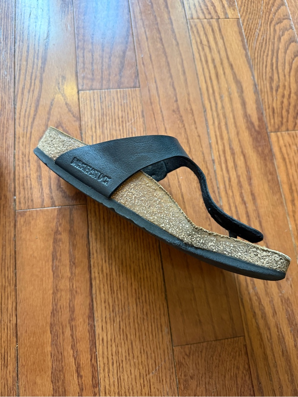 Birkenstock Black Women’s Leather Arizona Sandals - Picture 3 of 4